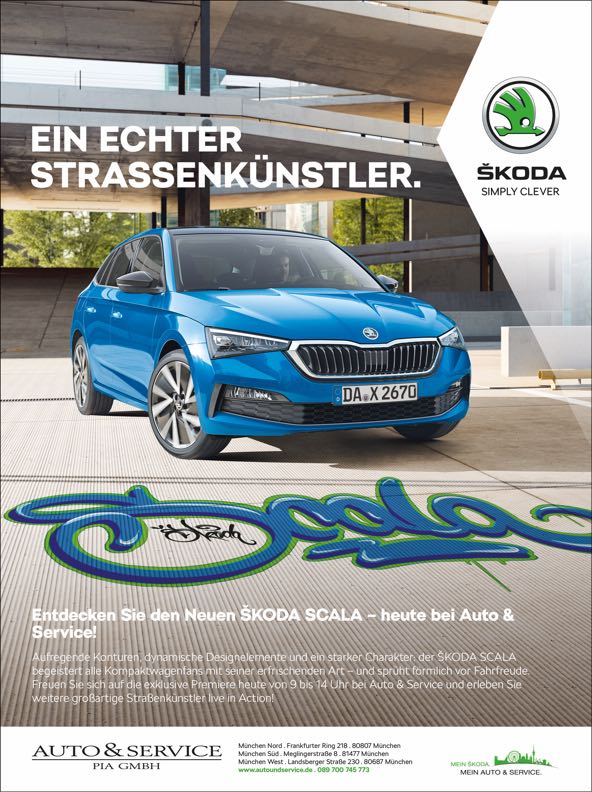 Anzeige Skoda-Strassenkuenstler